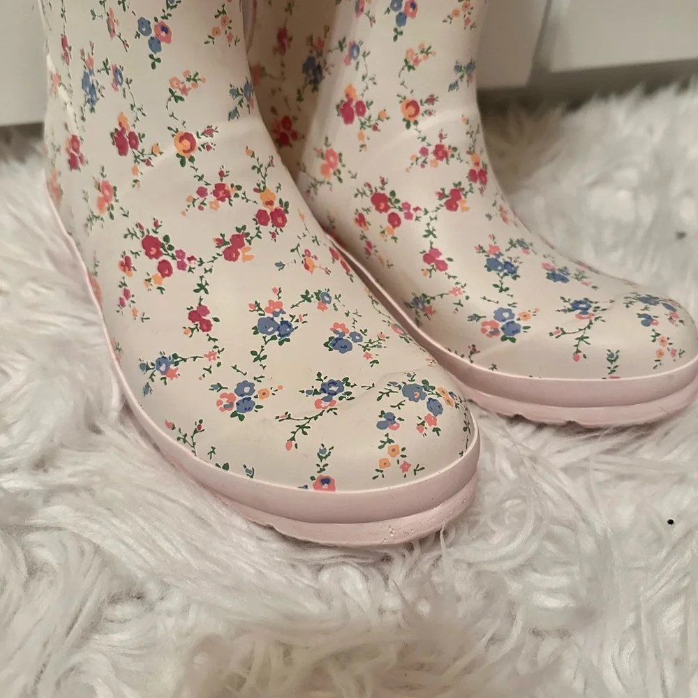 LoveShackFancy X Hunter Confetti Bloom Boots // BIG KID’S SIZE 5 - WOMEN’S 7 🎀✨💕 - Picture 11 of 12